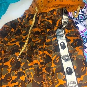 McM Bape (Bathing Ape) Hoodie, XL